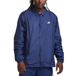 Nike Men Relaxed Fit Club Coaches' Jacket Navy Size S